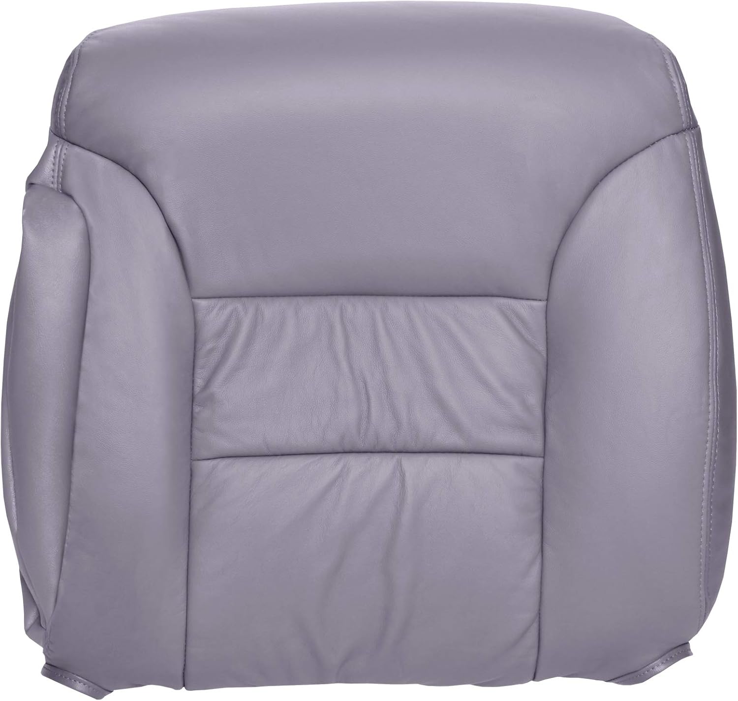 The Seat Shop Driver Bucket Seat Top Leather Replacement Cover - Medium Neutral Tan (Compatible with 1996-1998 Chevrolet Silverado and GMC Sierra, and 1999 Silverado/Sierra 2500/3500 Crew Cab Only)