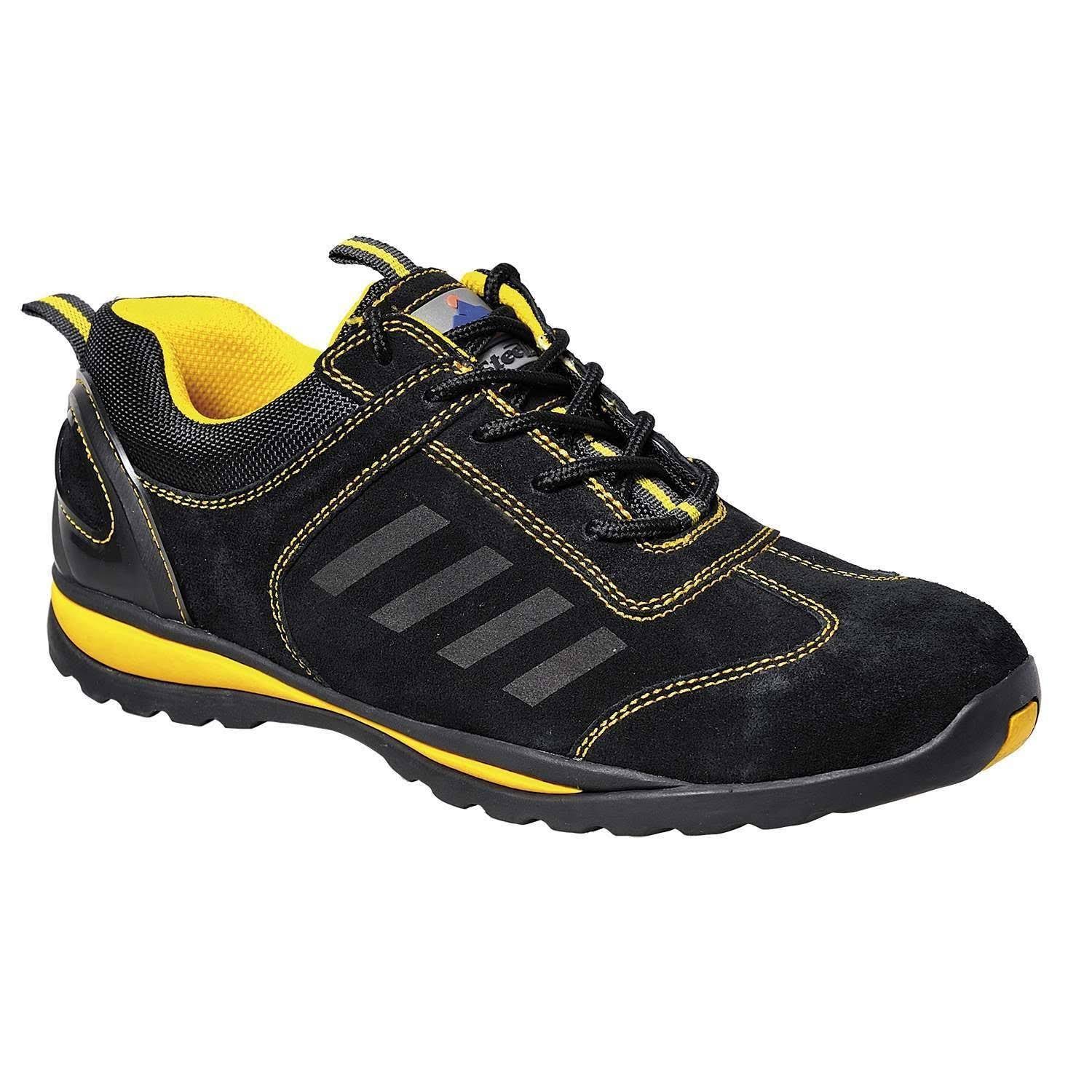 Portwest FW34 Steelite Lusum Safety Trainer, Black