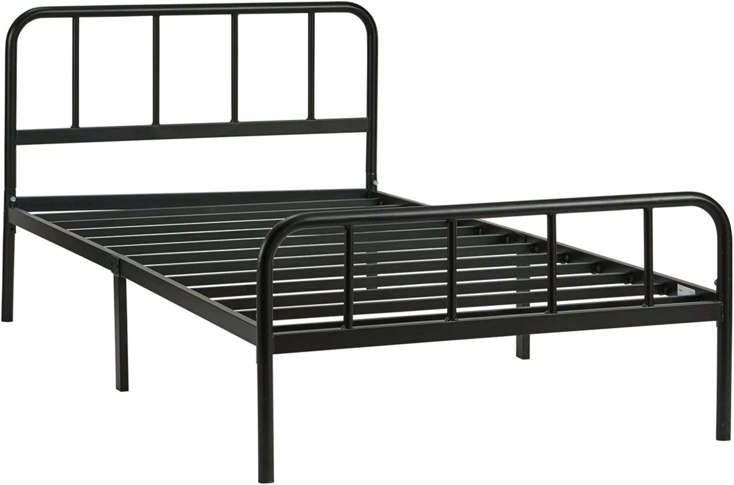 Signature Design by Ashley Trentlore Twin Metal Platform Bed, Youth, Black