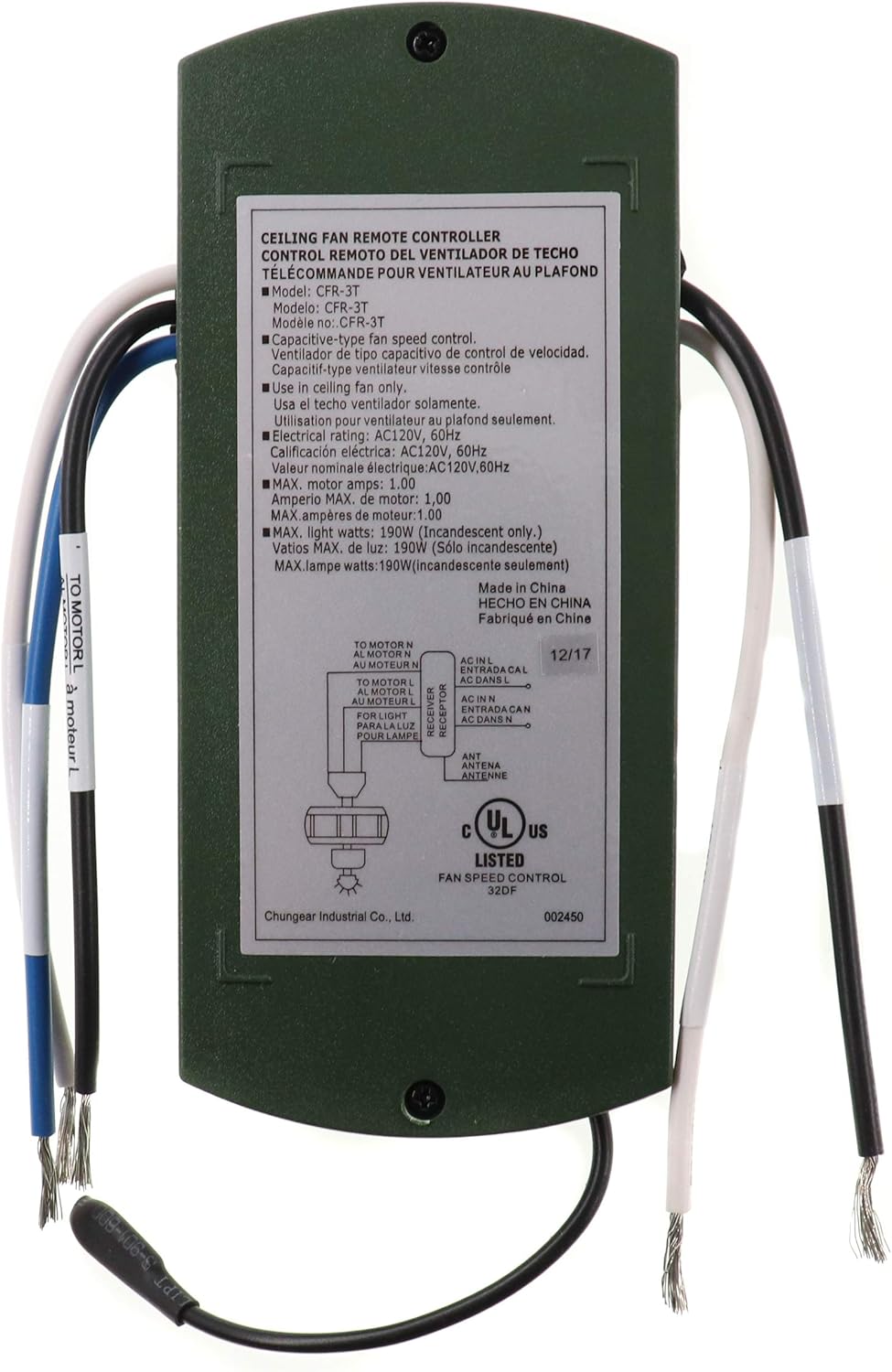 Minka-Aire Hand-Held Remote Control System - White - RCS223 Pack of 2