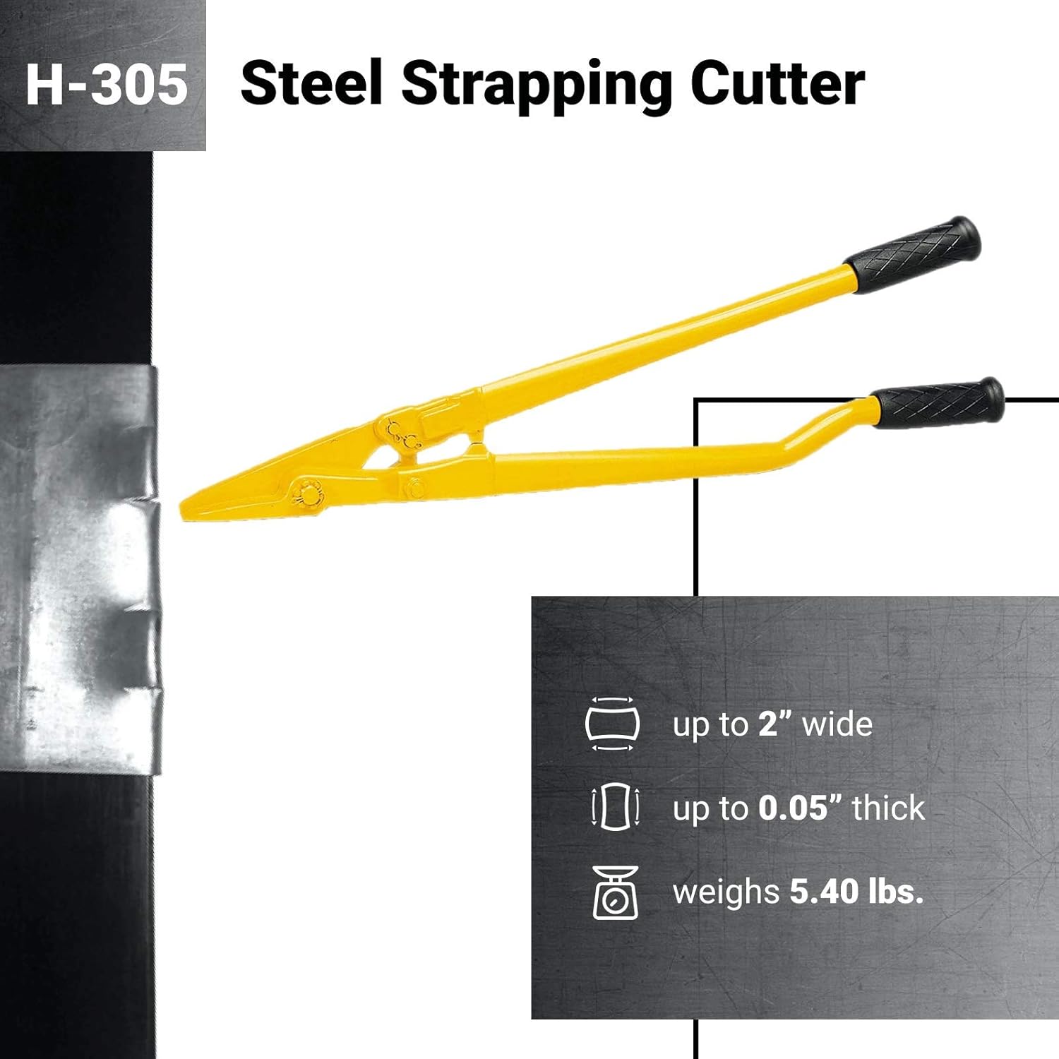 IDL Packaging H-305 Steel Strapping Cutter for 1 1/4