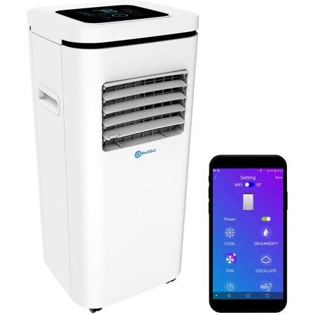 RolliCool 10,000 BTU Portable Air Conditioner App u0026 Voice Control Wi-Fi Enabled Portable AC u0026 Dehumidifier Quiet Operati