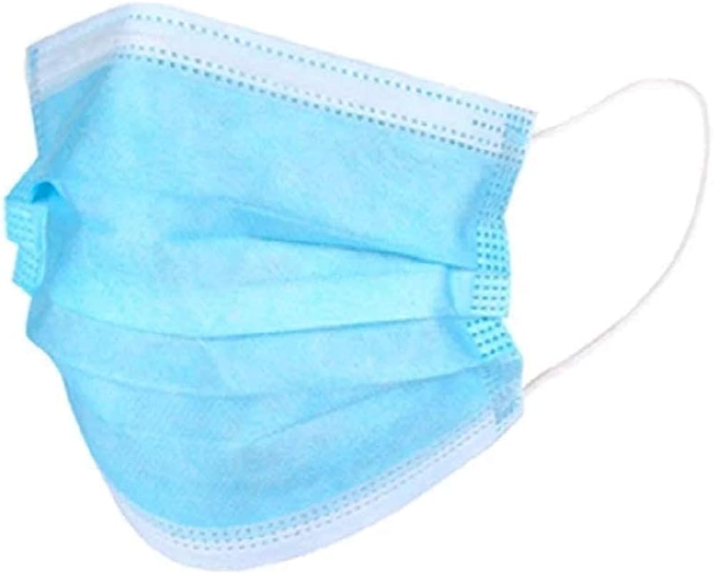 2,000pcs Disposable Face Masks- 3 Ply Breathable Mask For Adults (40 Packs of 50)