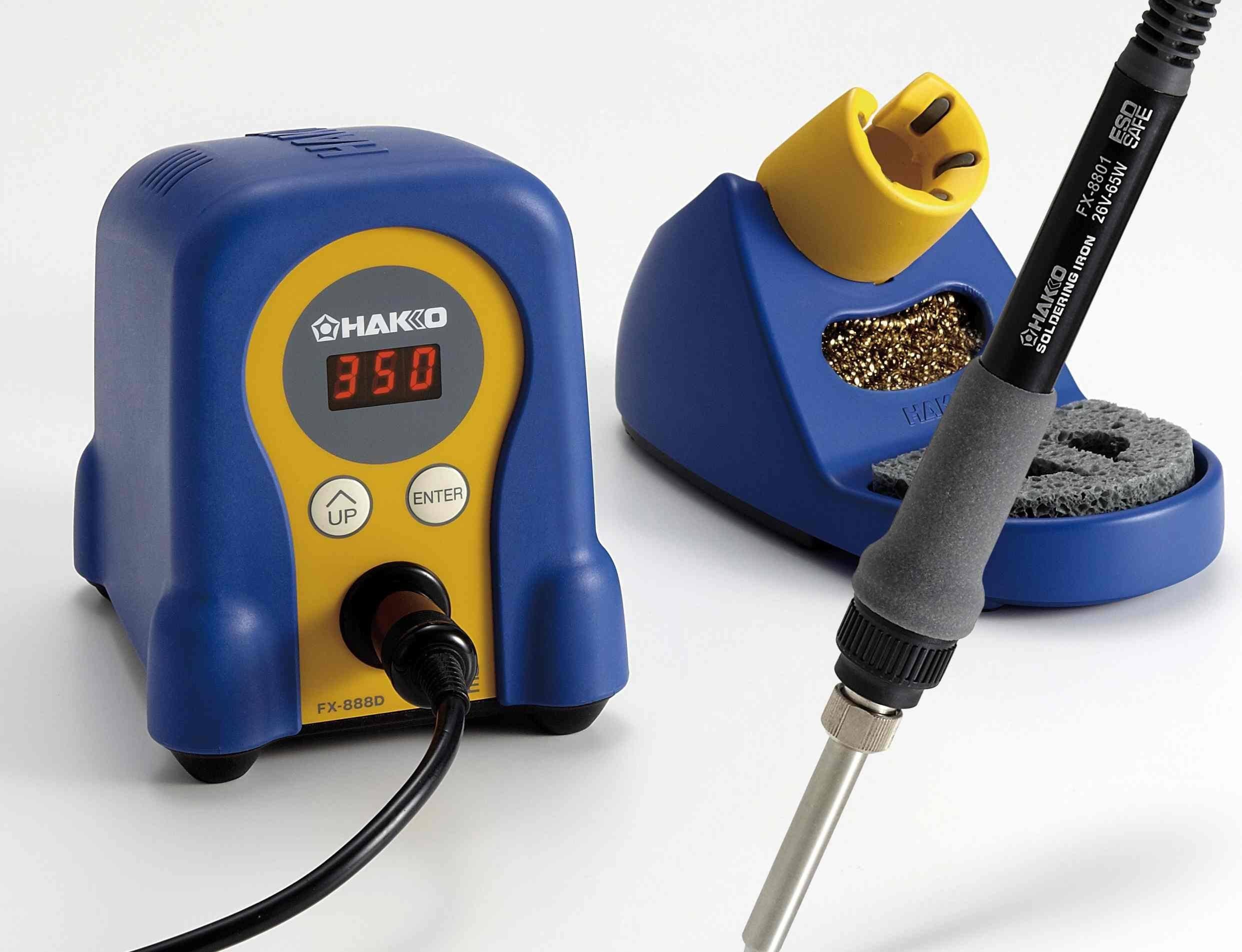 Hakko Digital Soldering Station with Chisel Tip Pack T18-D08/D12/D24/D32/S3