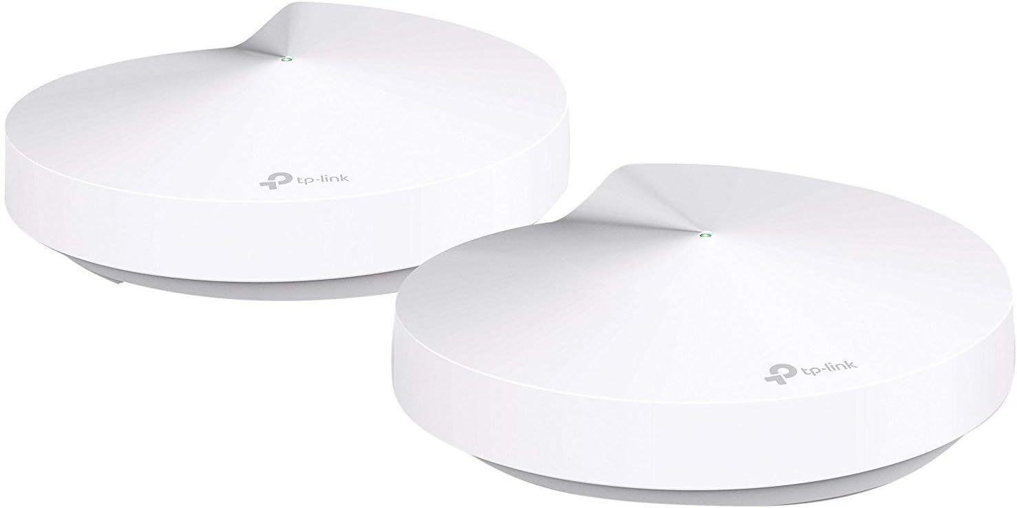 TP-Link PCMag-Best of the Year, Smart Hub & Whole Home Mesh WiFi System,ZigBee,Bluetooth Smart Hub, Homecare Anti-Virus,Tri-Band Dynamic Backhaul, Works with Alexa(Deco M9 Plus)(Renewed)