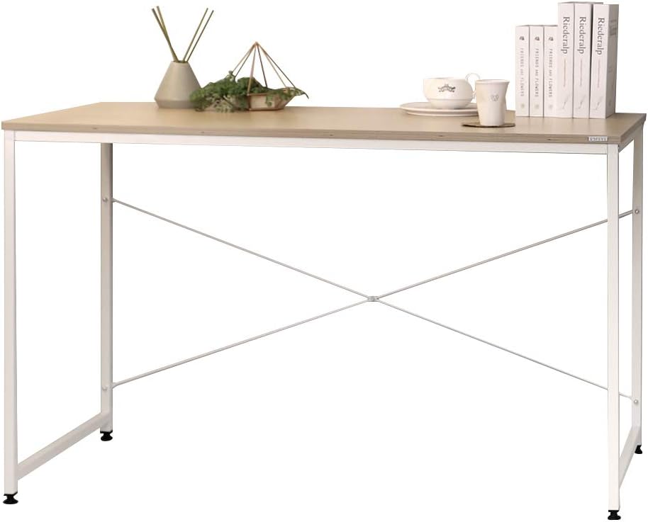 Alpha Series Multipurpose Desk 1260, Oak/Black Pack of 2