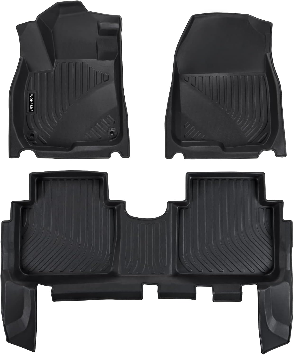 WQHPSM Floor Mats Compatible with Honda CR-V 2017-2022 , All Weather Guard Floor Mats Floor Liners,All Season Floor mats, Custom Fit TPE Car Mats Front & Rear Full Set,Black