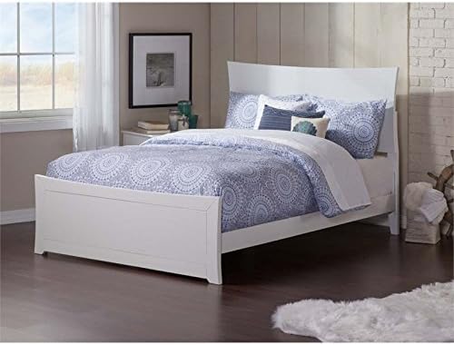 Leo & Lacey Full Panel Bed in White
