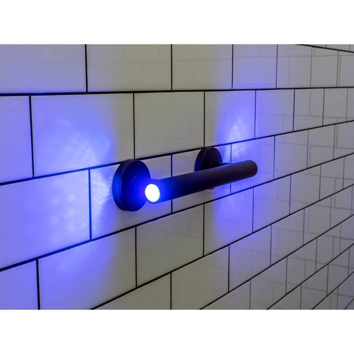 evekare Evk-0626-Icu 16x22 LED Nightlight Grab Bar in Matte Black