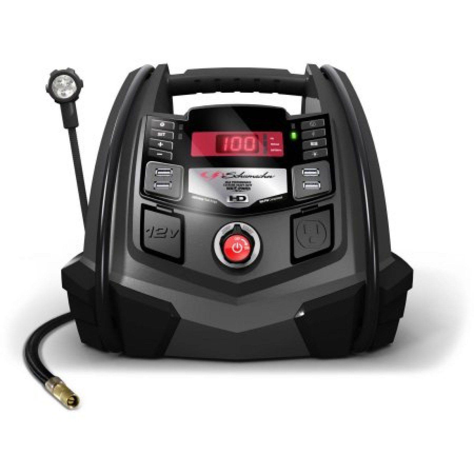 Schumacher 1200 Peak Amp Multifunctional Portable Digital Power Station