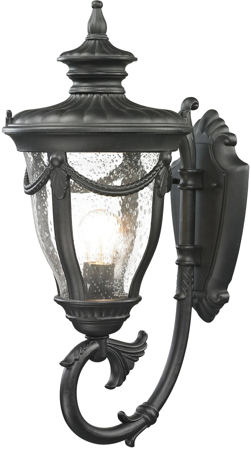Elk Lighting 45076/1 Anise 1 Light Outdoor Sconce in Textured Matte Black