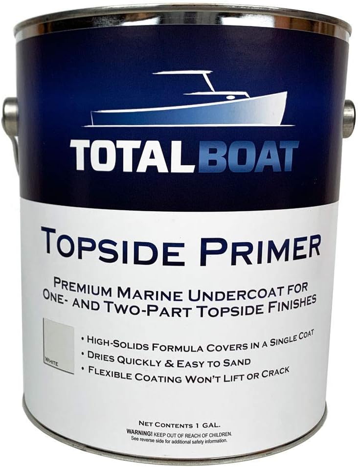TotalBoat Marine Topside Boat Paint Primer for Fiberglass and Wood Pack of 2