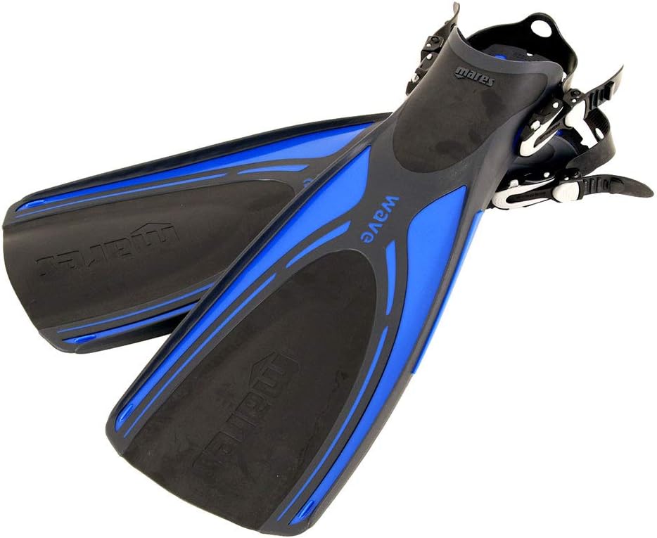 Mares Scuba Diving Fins Wave – Small Black/Blue