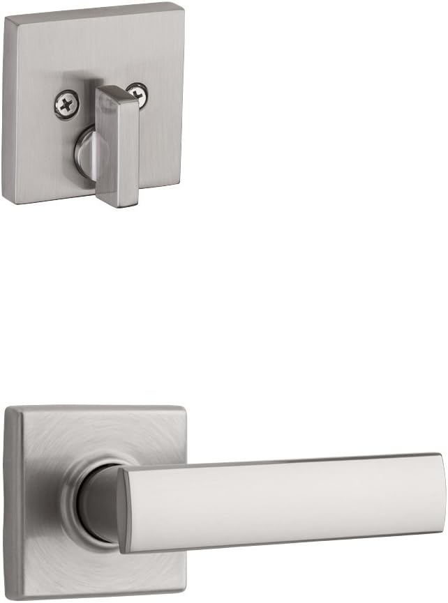 Kwikset 99710-012 Single Cylinder Interior Pack Only with Vedani Lever for Signature Series Low Profile Handlesets in Satin Nickel Pack of 2