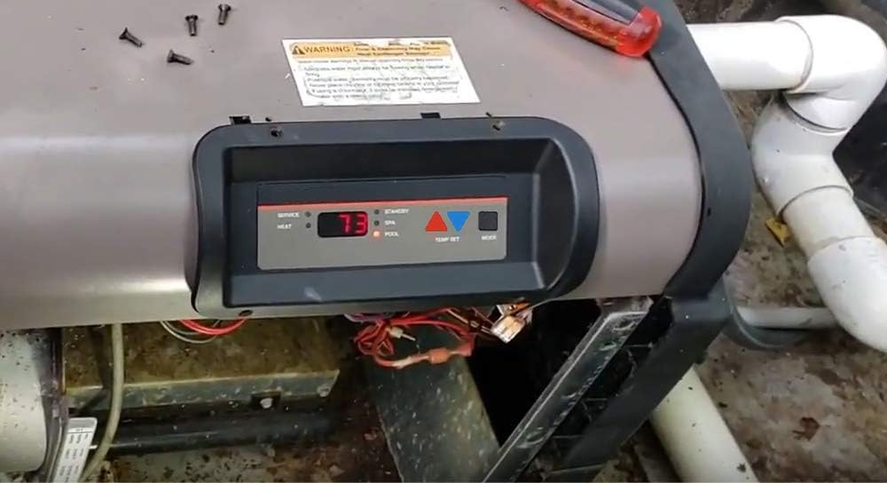 Pool Heater Replacement Control Panel Keypad Membrane Switch Compatible with Hayward All H-Series Pool Heaters,Fits Models H100ID1 H200FDN Pack of 2