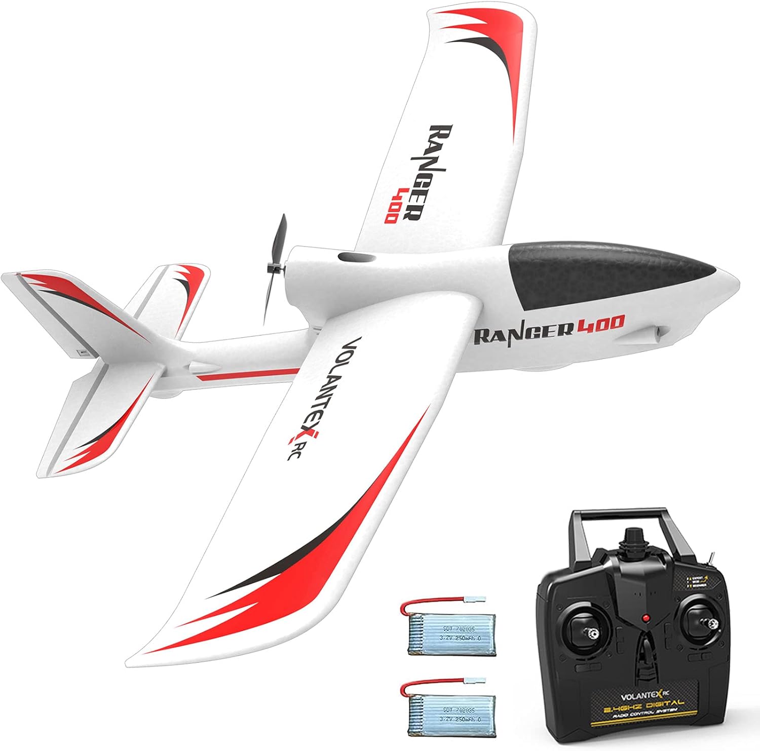Volantexrc 761-6 RC Airplane 2.4Ghz 3 Channel Remote Control,Ready to Fly with Xpilot Stabilization System RTF Aircraft Plane ,Perfect for Beginners Pack of 2