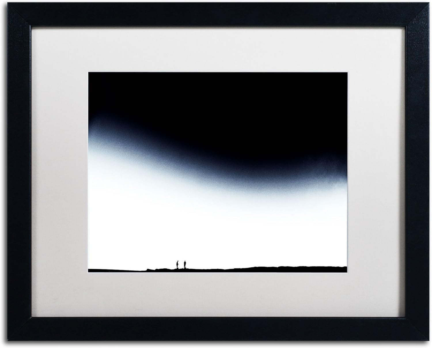 The Story of Us Artwork Beata Czyzowska Young in White Matte and Black Frame, 16 by 20-Inch Pack of 2