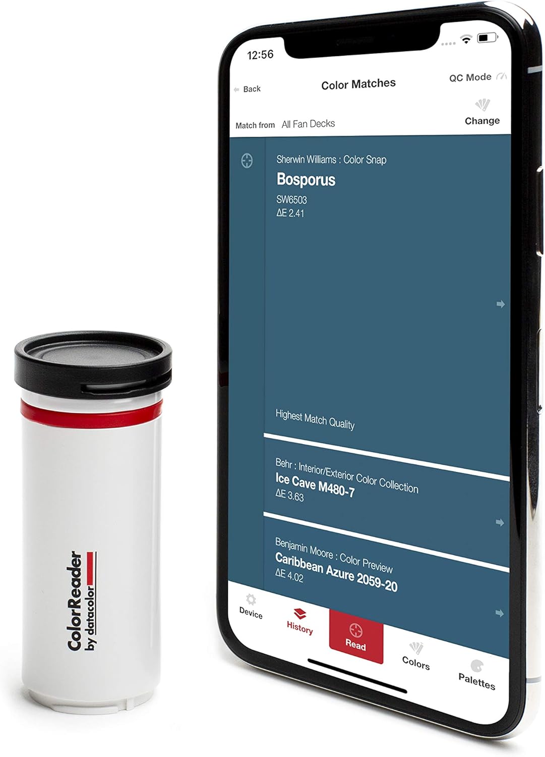 Datacolor ColorReader &ndash; Identify Paint Color Instantly - Color Matching Tool - Designed For DIY, Painters, Designers and Facility Managers