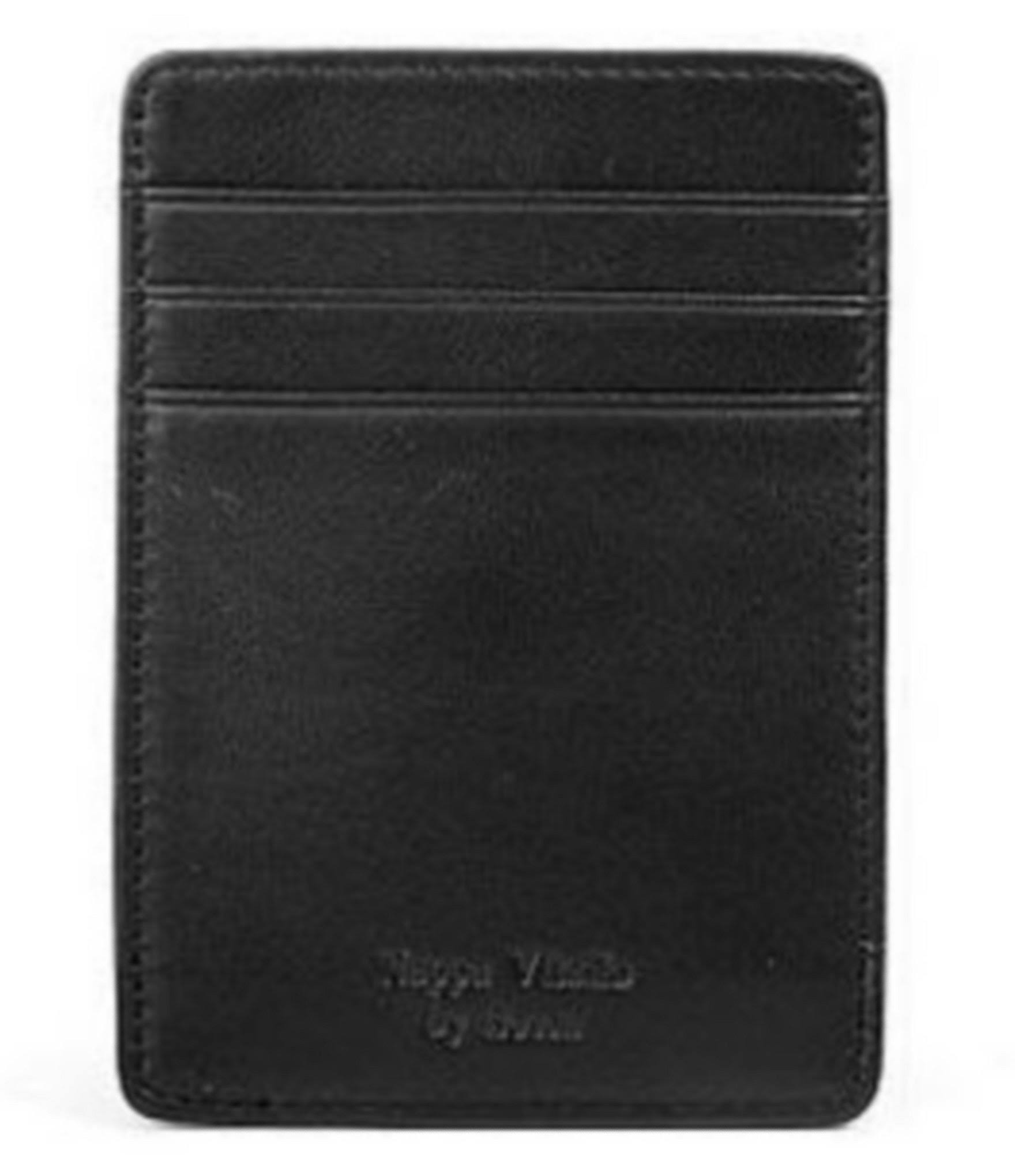 Bosca Nappa Vitello Black Deluxe Front Pocket Wallet