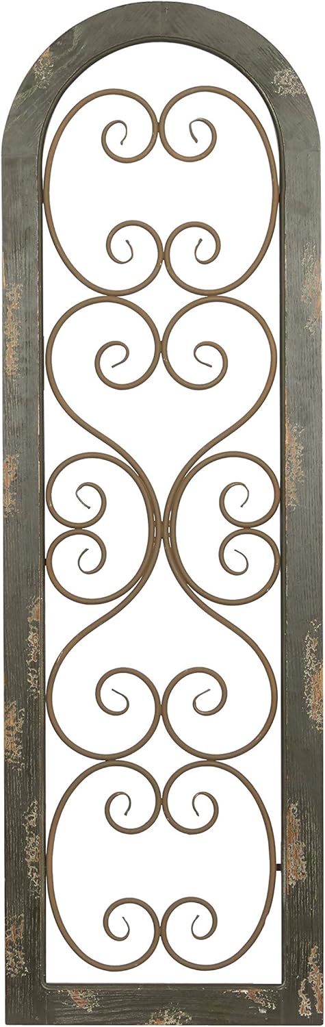 Deco 79 55257 Wood Metal Wall Panel, 15