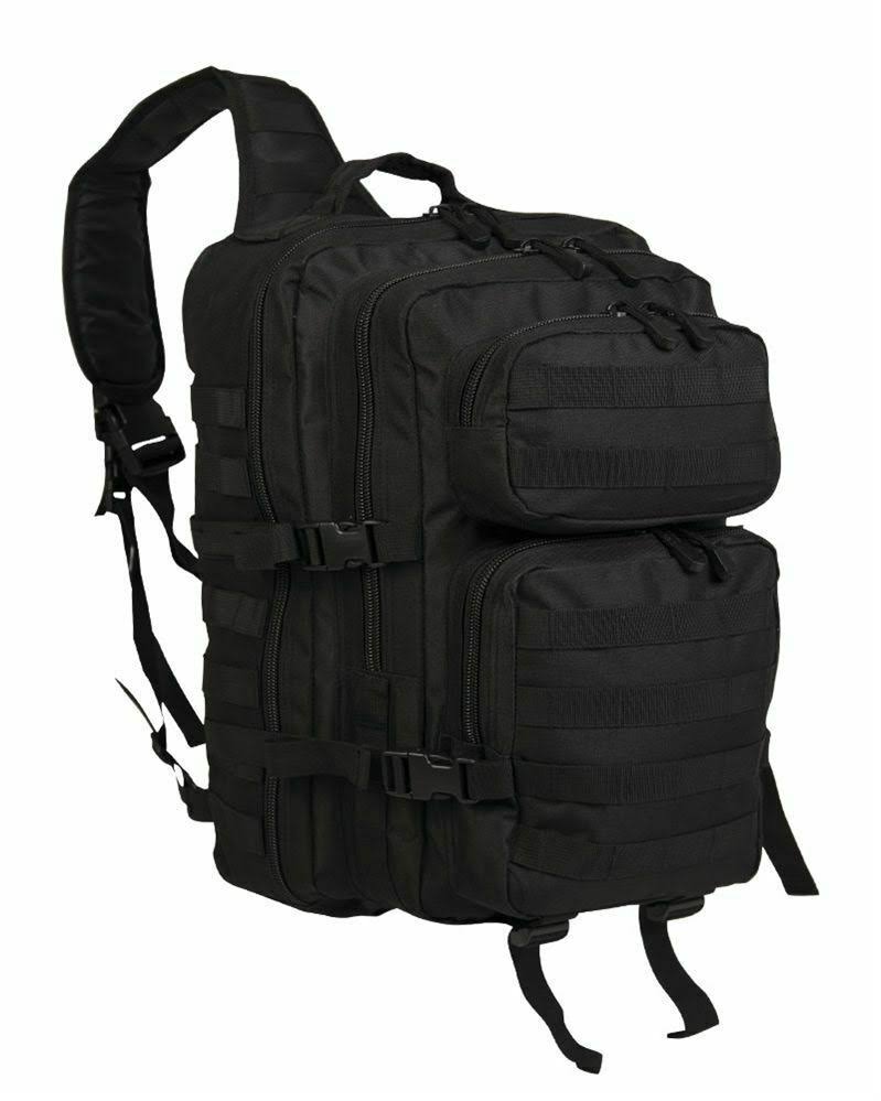 Mil-Tec One Strap Large Assault Pack Black