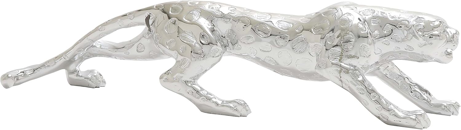 Deco 79 Wonderful And Shiny Leopard Decor Pack of 2