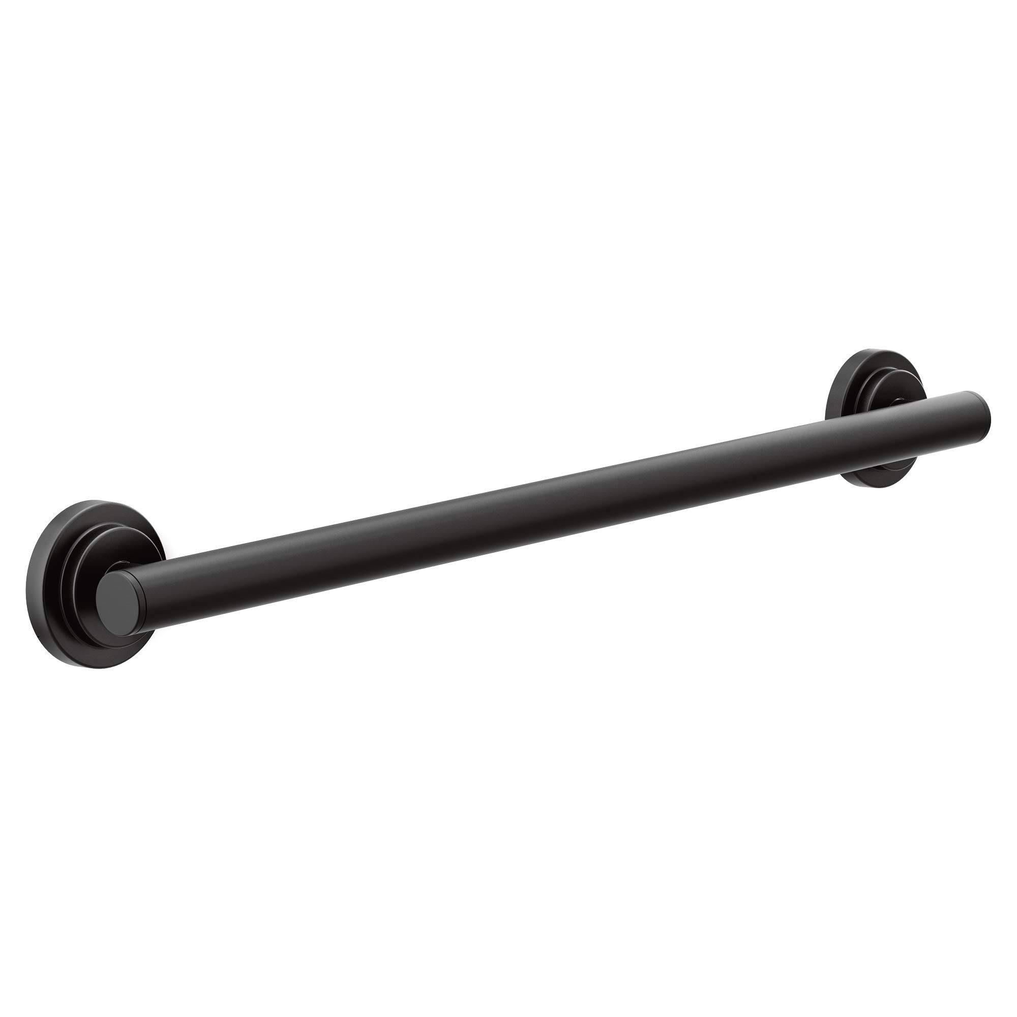 Moen YG0724BL ISO 24x22 Designer Grab Bar, Matte Black