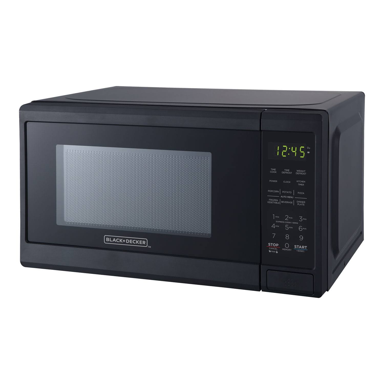 Black+decker 700 Watt 0.7 Cubic Feet Countertop Microwave Oven, Matte Black