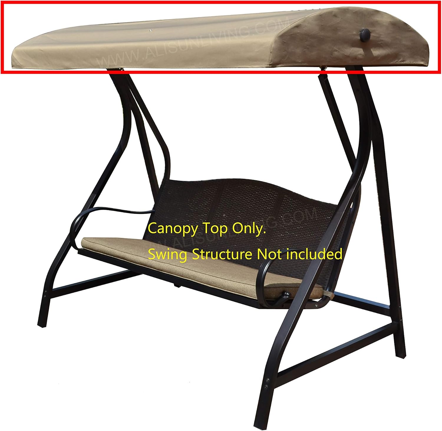 ALISUN Replacement Canopy Top for GT Porch Swing Model #GCS00229C (Will Not Fit Any Other Swing) Pack of 2