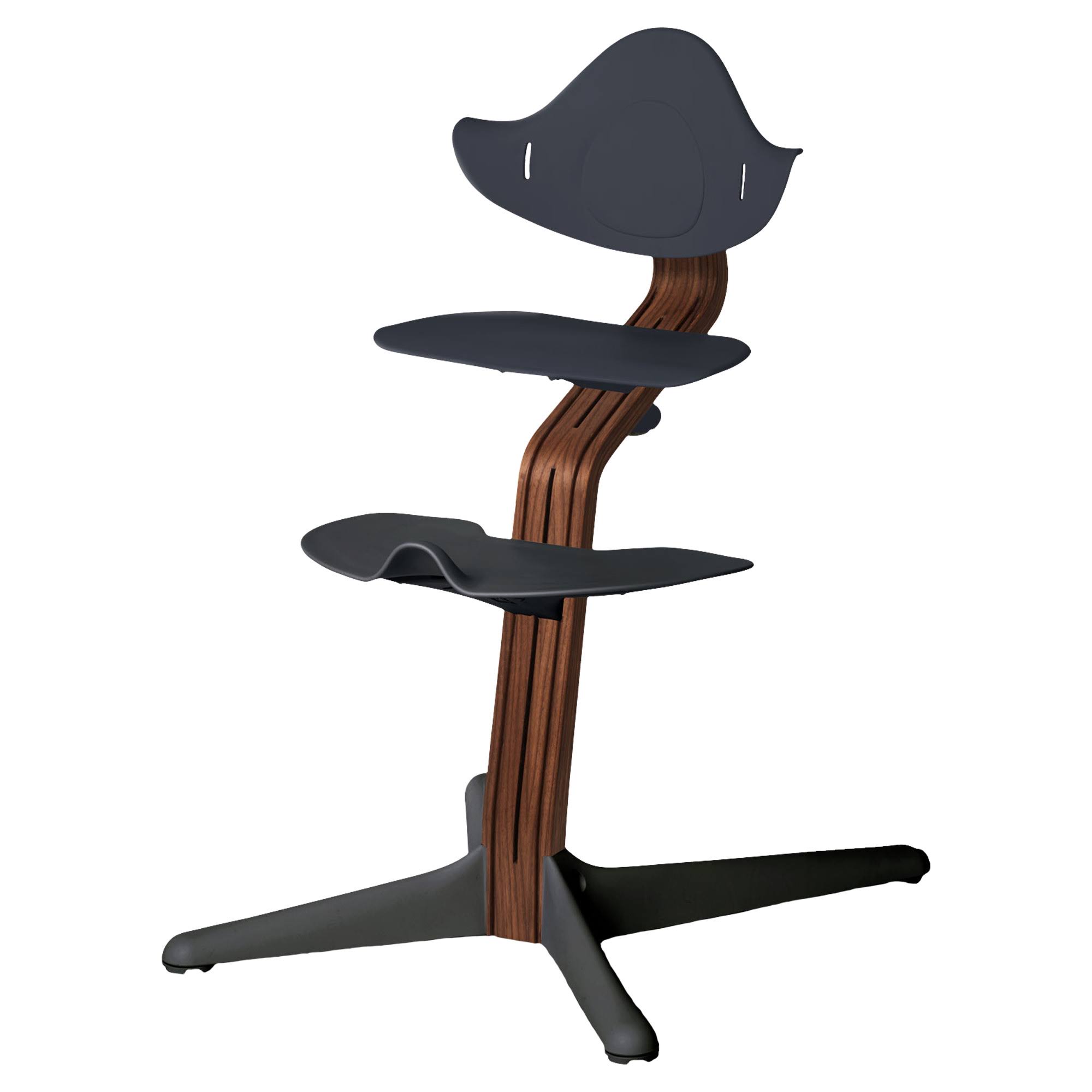 Nomi Chair - Anthracite / Walnut