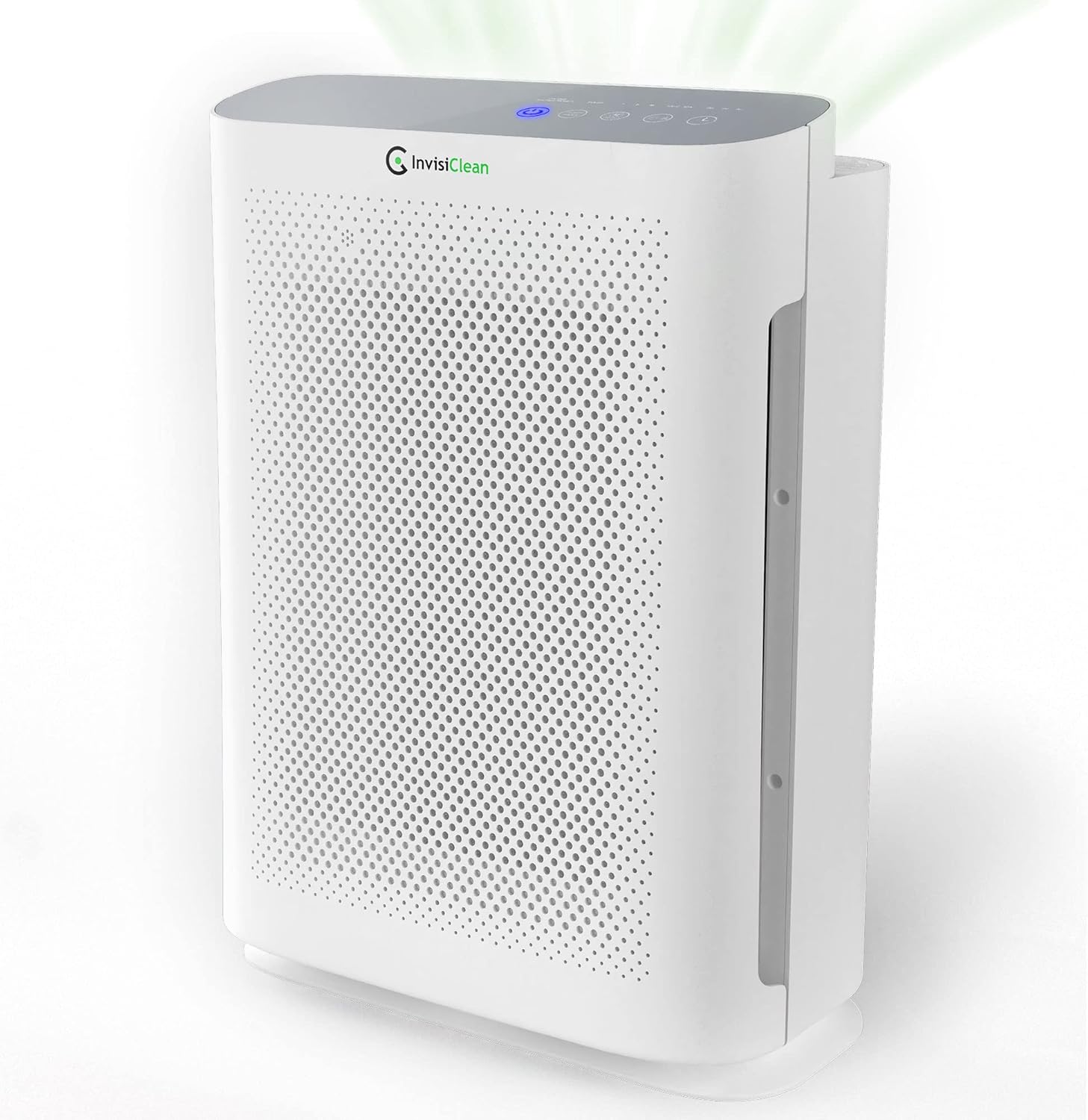 InvisiClean Aura II Air Purifier - 4-in-1 H13 True HEPA, Ionizer, Carbon + UV Light - Air Purifier for Allergies & Pets, Viruses, Bacteria, Home, Large Rooms, Dust, Mold, Allergens, Odor Elimination