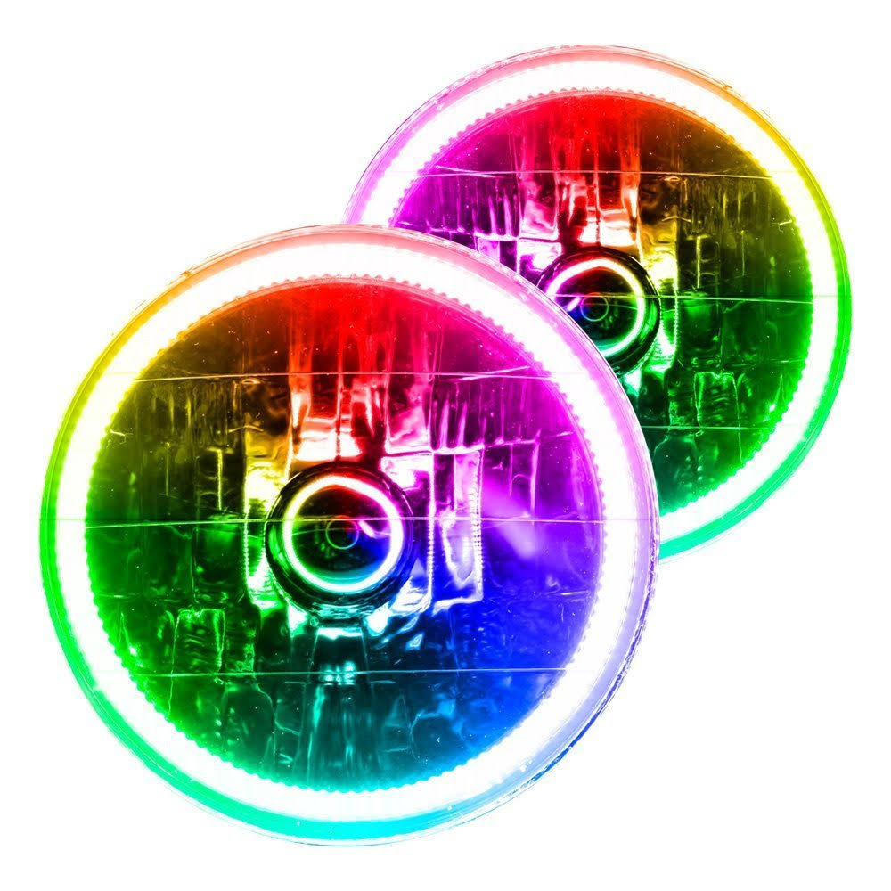 Oracle Chrome LED ColorSHIFT Headlights 7081-330