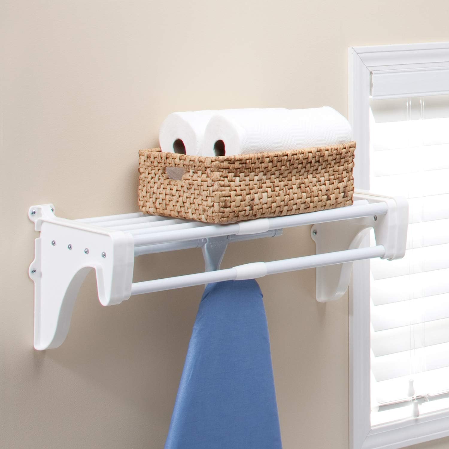 EZ Shelf DIY Expandable Closet Shelf & Rod - 19.5” - 29