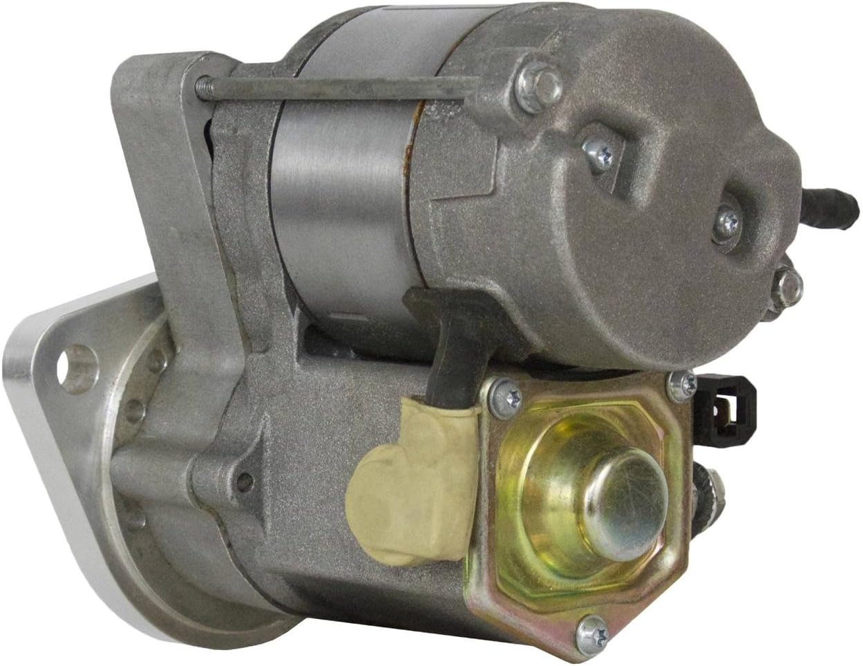 Rareelectrical NEW 9T CW GEAR REDUCTION STARTER MOTOR COMPATIBLE WITH MITSUBISHI TRACTOR 2 CYL KE70 KE75