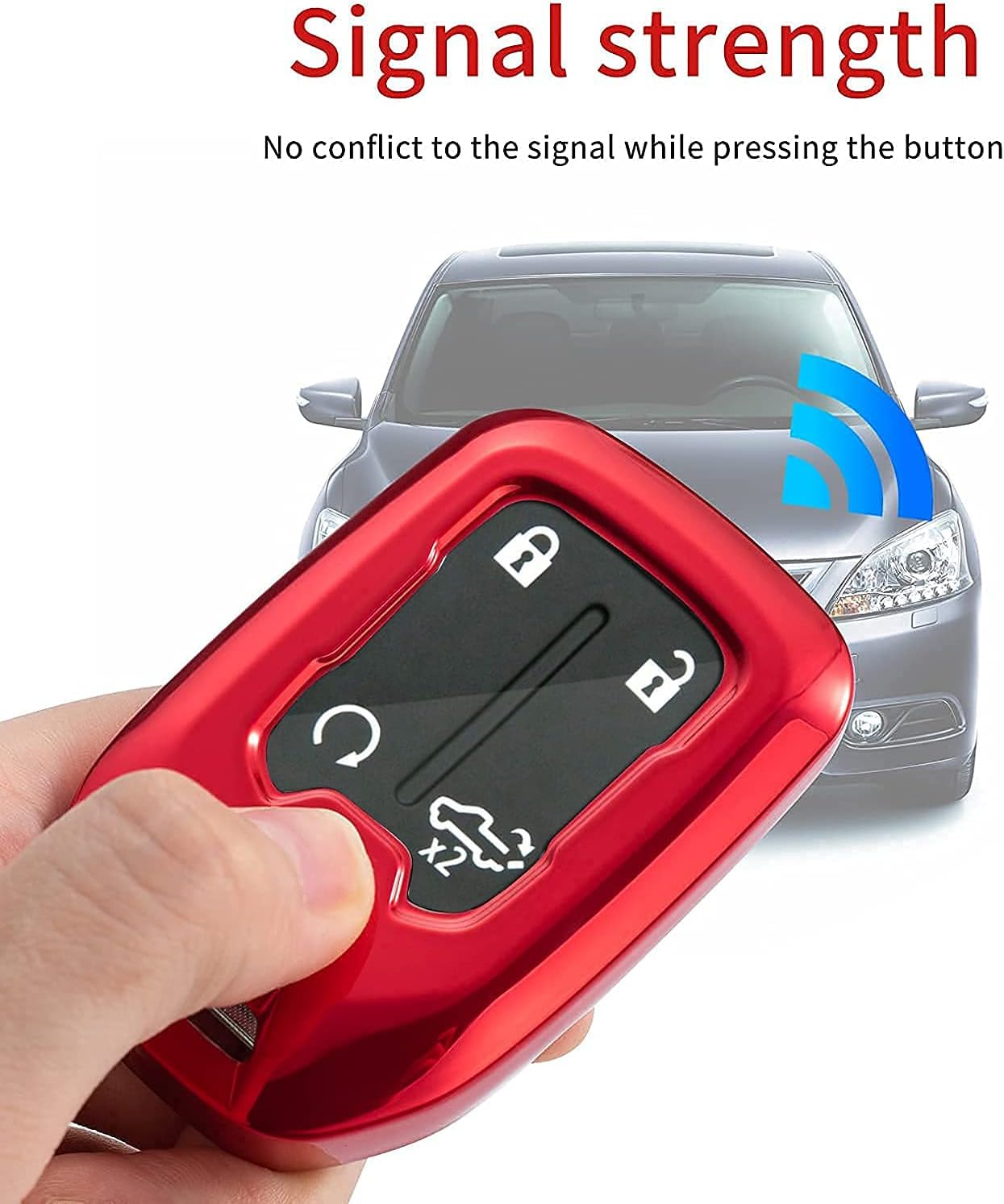 Key Fob Cover Case for 2019-2021 trol Protector Accessories 3/4/5/6 Button