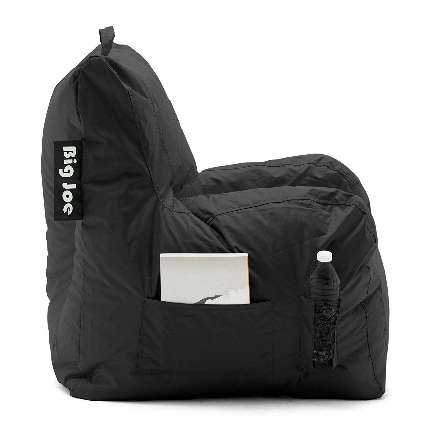 Big Joe Dorm Bean Bag Chair, Stretch Limo Black