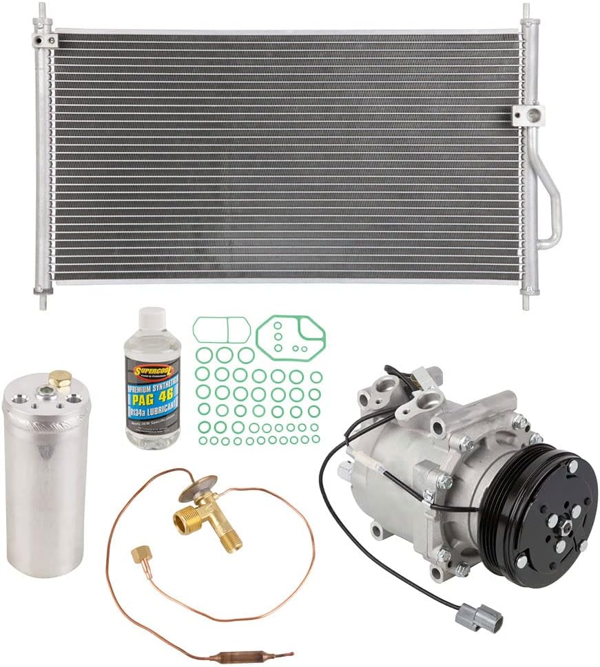 A/C Kit w/AC Compressor Condenser & Drier For Honda CR-V CRV 1997 1998 1999 2000 2001 - BuyAutoParts 60-82399CK New