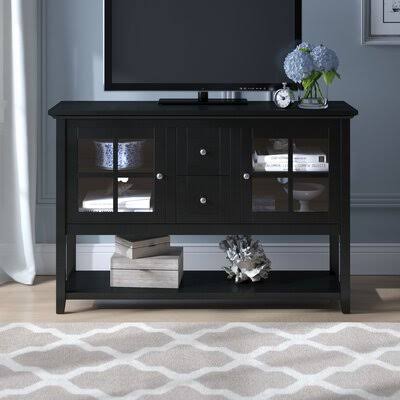 Beachcrest Home Greggs TV Stand for TVs Up to 55x22 Color: Black
