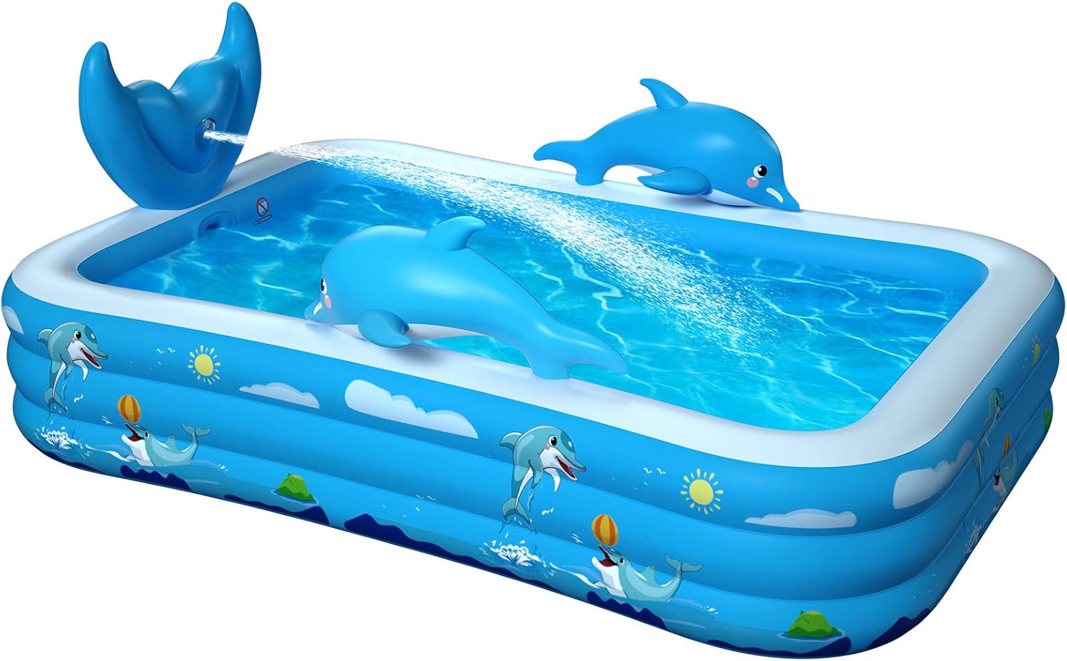 Inflatable Pool for Kids Family Oxsaml 98
