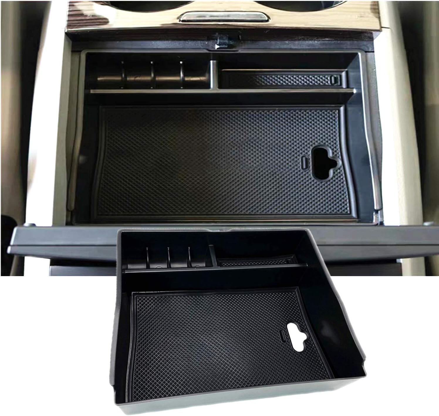 JOJOMARK Compatible with Toyota Sienna 2011-2020 Accessories Center Console Tray Organizer