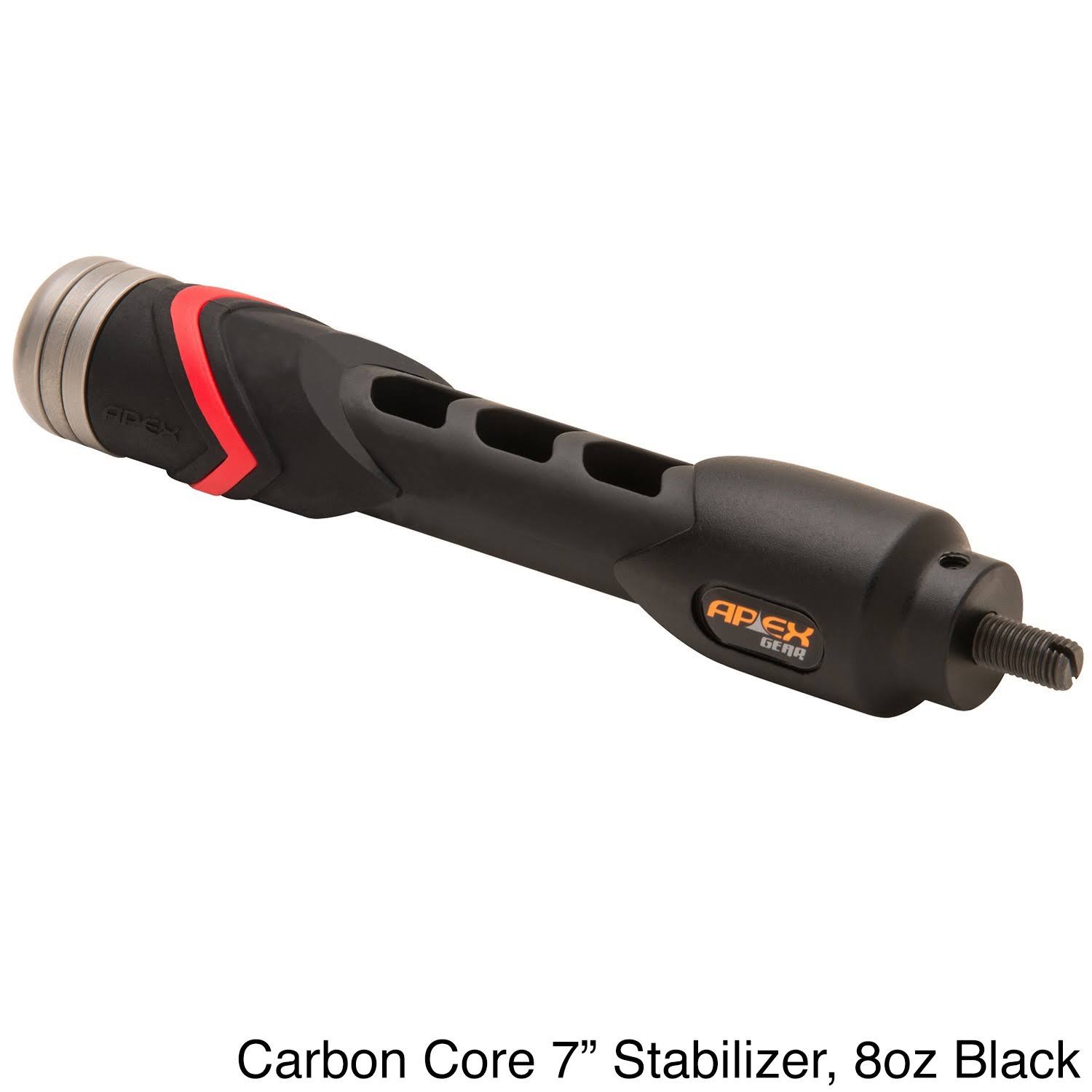 Apex Carbon Core 7x22 Stabilizer 8oz Black