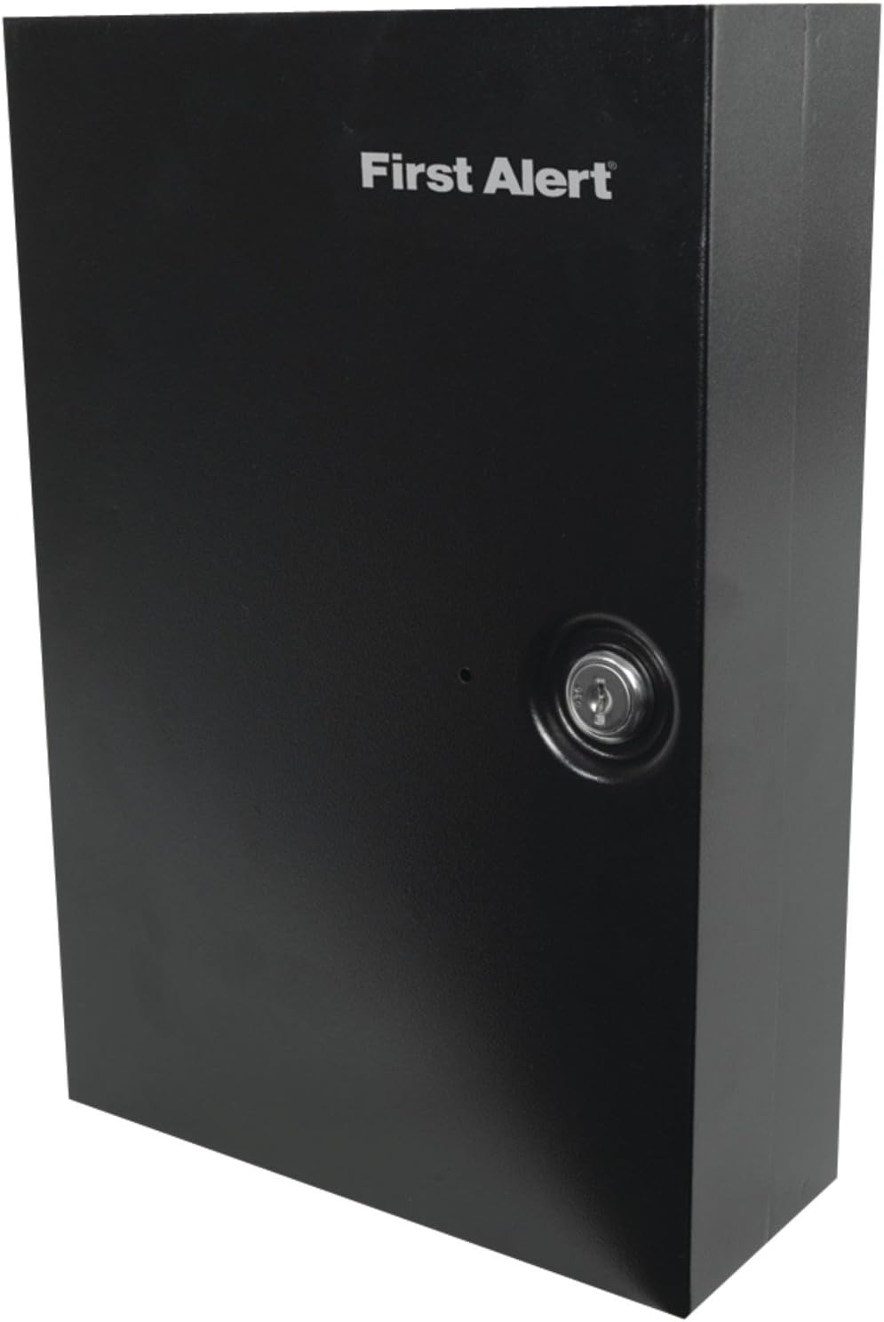 First Alert 3060F Steel Wall Mount Key Cabinet, 0.15 Cubic ft, Black