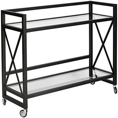 Henn&Hart Bar Cart in Blackened Bronze