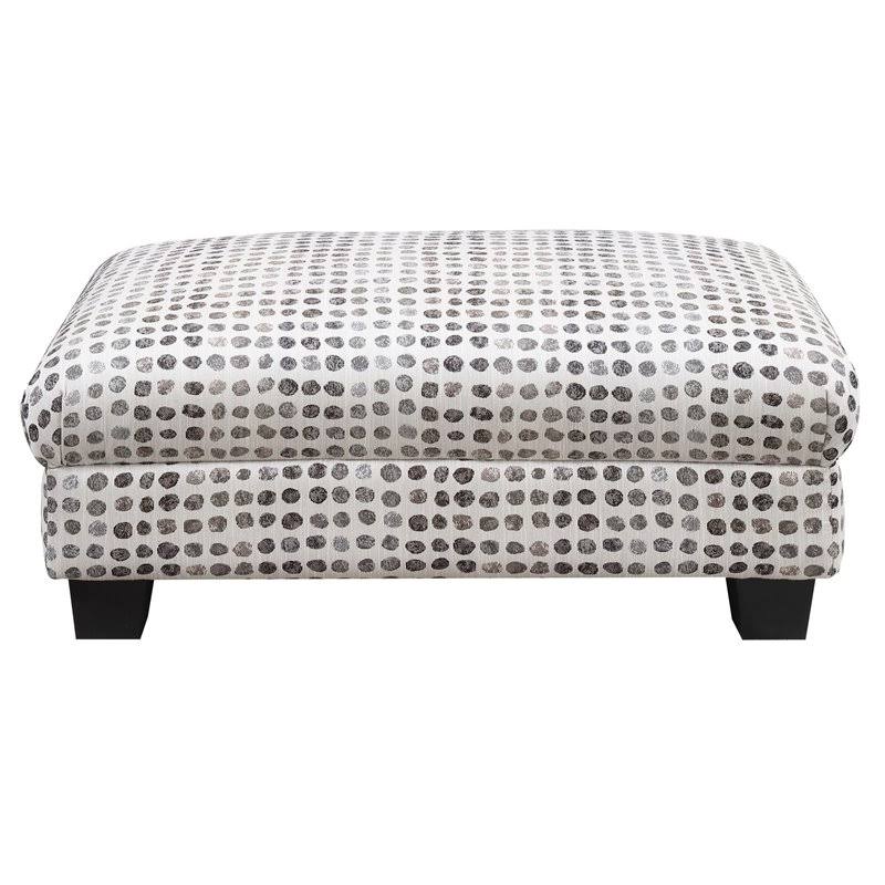 Wallace u0026 Bay Daugherty Dalmatian Ottoman