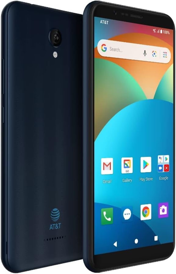 H2O Wireless Motivate 4G LTE Prepaid Smartphone- Blue Surf - 6