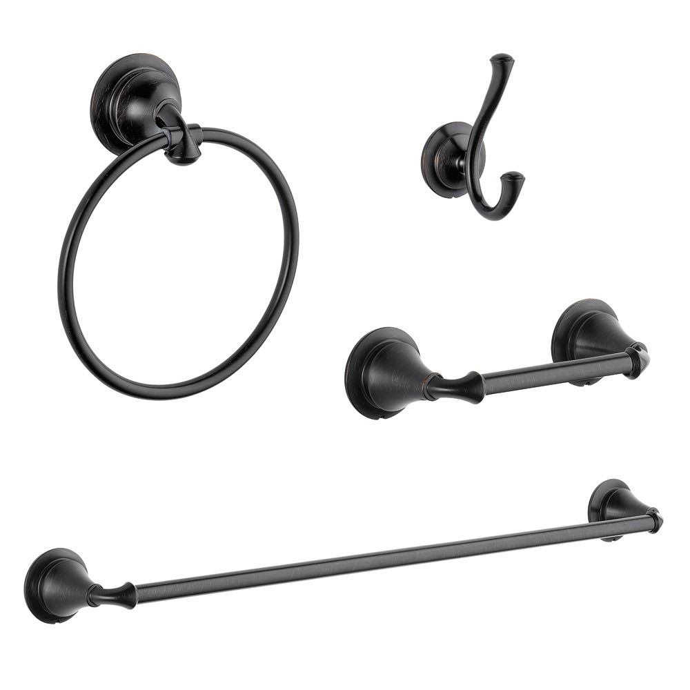 Delta KA Lin 4 RB Linden 4 Piece Accessory Kit Venetian Bronze