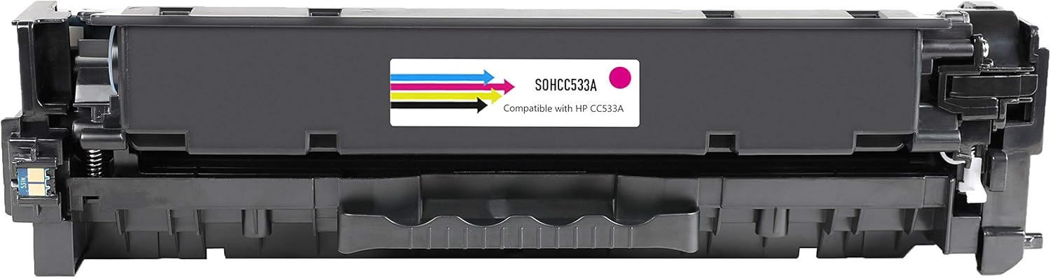 SuppliesOutlet Compatible Toner Cartridge Replacement for HP 304A / CC530A / CC531A / CC532A / CC533A (C,M,Y,K,4 Pack) Pack of 2