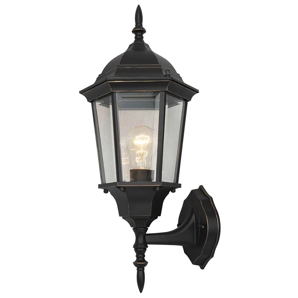 Amad 1 Light Outdoor Wall Lantern in Imperial Black PT9653IB