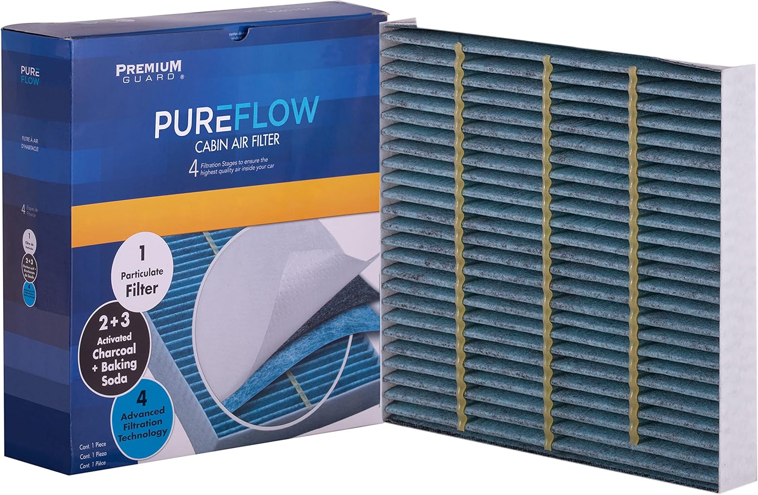 Pureflow Cabin Air Filter PC6080X | Fits 2017-22 Honda CR-V, 2016-23 Civic, 2009-20 Fit, 2016-22 HR-V, 2019-22 Acura RDX, 2018-22 Honda Odyssey, 2010-21 City, 2019-22 Insight, 2020-22 CR-V
