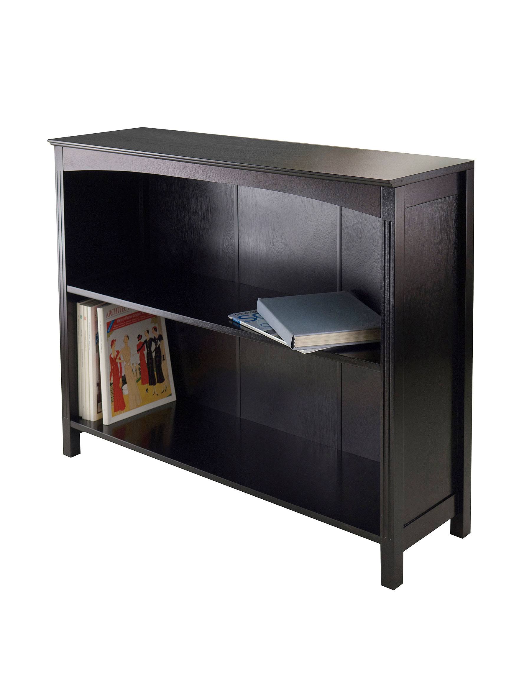 Winsome Terrace 3 Tier 37 in. Wide Storage Shelf Espresso